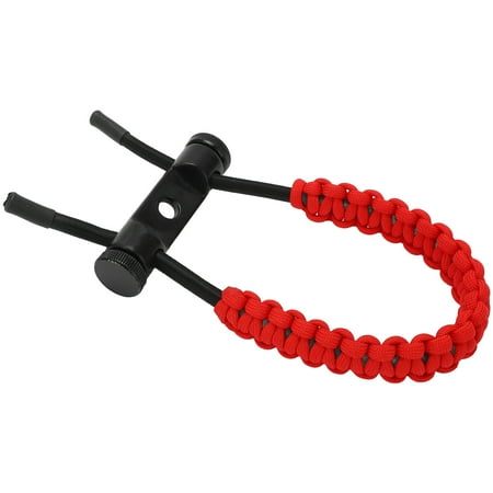 

Archery Bow Wrist Sling 3 Core Layer Convenient Bow Wrist Sling For Training Red