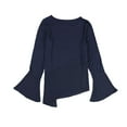 thumbnail image 2 of Bar Iii Womens Mixed Media Knit Blouse, 2 of 2