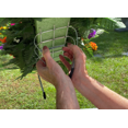 thumbnail image 6 of Sympathy Silks Artificial Cemetery Flowers 30" Lavender Amaryllis Purple Rose cemetery saddle, 6 of 9
