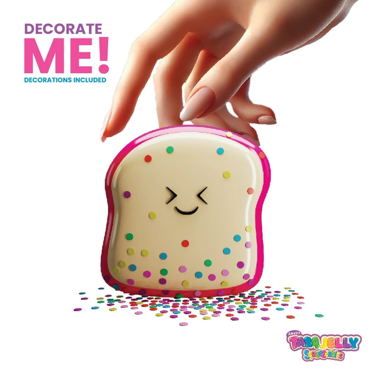 Taba Jelly Timmy Toast Squishy Toy with Decorations photo 4