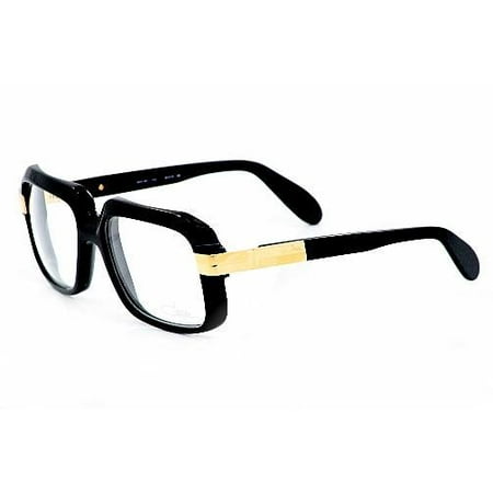 Cazal Legends Eyeglasses 607 001 Black /Gold Square Optical Frame 56mm