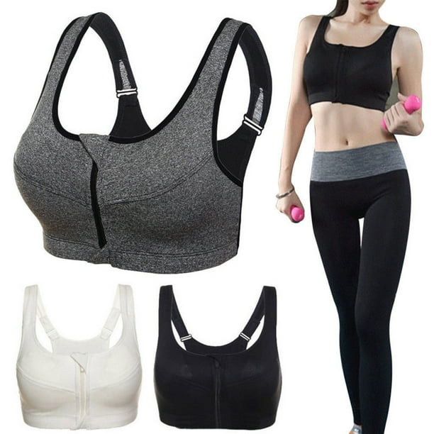 Zeus Sexy Women Solid Color Sports Bra Sleeveless Backless Yoga