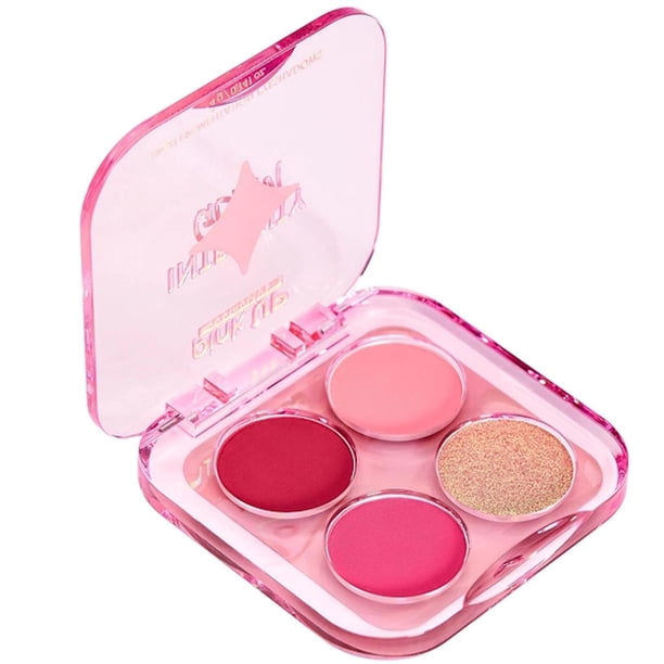Cuarteto de Sombras para Ojos Intensity Glam Pink Up crema