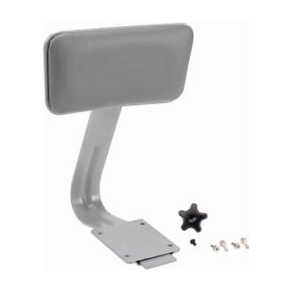 Padded Vinyl Backrest for Interion Shop Stools - Gray