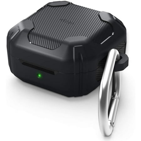 elago Armor Case Compatible with Samsung Galaxy Buds 2 Pro Case (2022) / Galaxy Buds 2 Case (2021) / Galaxy Buds Pro Case (2021) / Galaxy Buds Live Case (2020) [US Patent Registered] [Black]