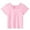 Watermelon Red, variant on Girls Summer Tops Short Sleeve Tee With Back Bow Design Casual Round Neck Shirt Soft Comfortable For Kids Outdoor Everyday Wear,Size:6-7 Years