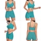thumbnail image 2 of Toystoory Traje de baño de mujer Cordón Color sólido Inalámbrico Acolchado Traje de baño Conjunto deportivo Traje de baño de vacaciones Traje de baño Negro M, 2 of 6