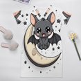 thumbnail image 5 of Cute Bat Moon Night Sky Loose Pocket Dress Dresses Summer Summer Dresses for Women, 5 of 9