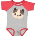 thumbnail image 3 of Inktastic Cute Cat, Little Cat, Cat Head, Brown Cat Boys or Girls Baby Bodysuit, 3 of 5
