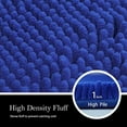 thumbnail image 4 of Bathroom Rugs Chenille Bath mat 3 Piece Set, Super Absorbent, Strong PVC Non Slip Backing, Bath mats for Bathroom, Plush Shaggy, Thick, Machine Washable, Bathtub, Toilet, Royal Blue, 4 of 9