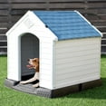 thumbnail image 4 of Up to 40 lbs Waterproof Non-Toxic PP Dog Cat Kennel Puppy House Outdoor Pet Shelter Medium, 4 of 6
