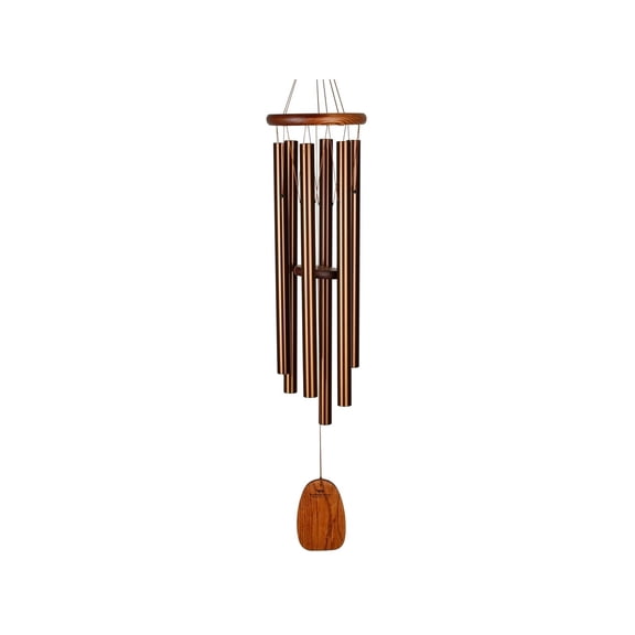 Woodstock Amazing Grace Wind Chime 40 Inch Bronze Ash Teak 6 Tubes