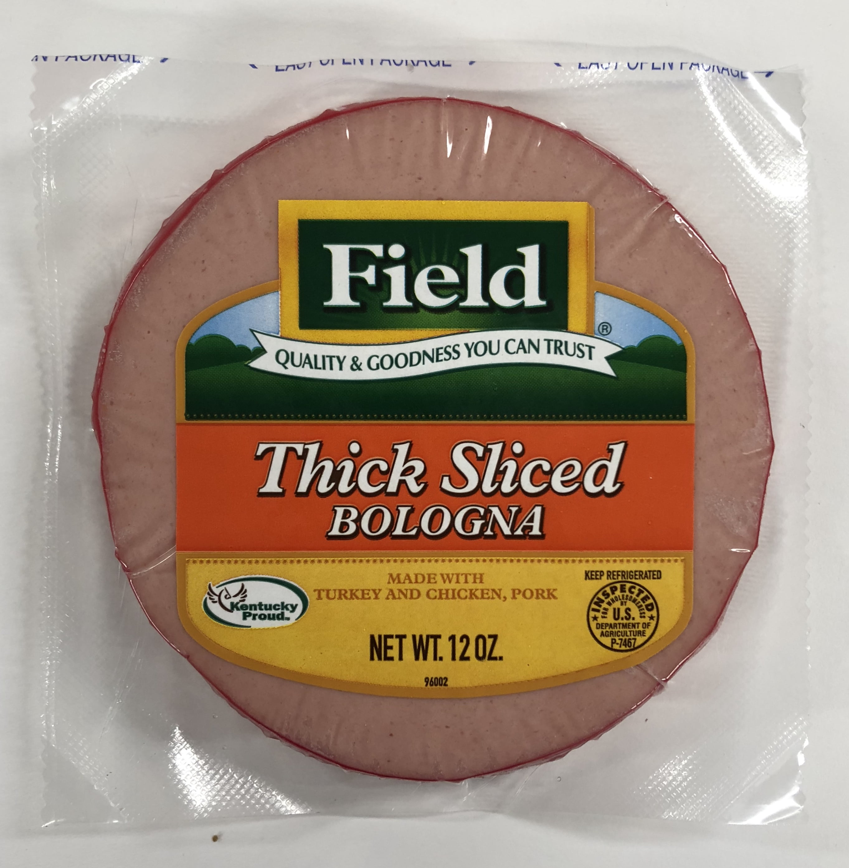 Field Thick Sliced Bologna, 12 Oz.