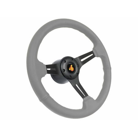 1973 - 1987 Buick Regal Grand National S6 Grey Leather Steering Wheel Grey