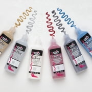 Tulip Puff Paint Glitter Colors 6-pack, Multi-Surface, Waterproof Craft Paint, Permanent on Fabric
