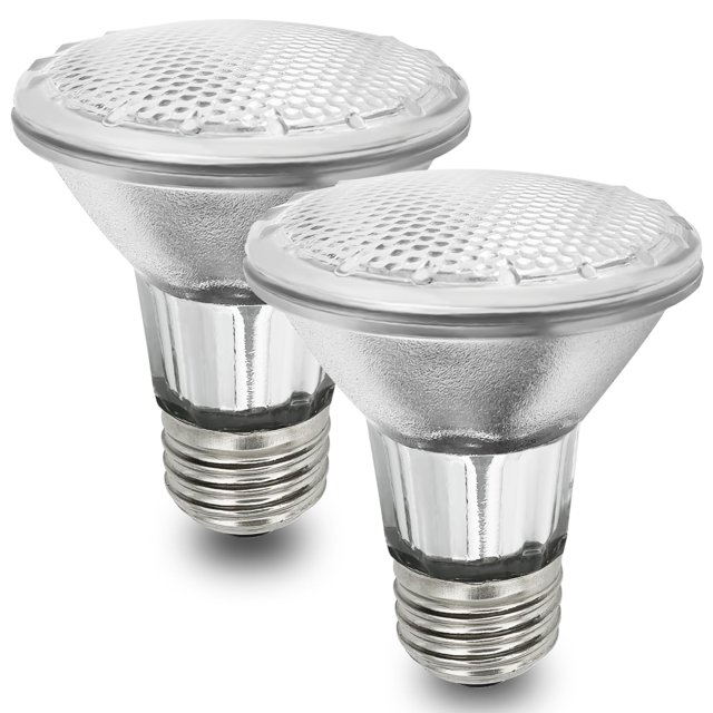Bombillas BOGAO Par20, 50 W, 120 V, E26, luz cálida, 2 unidades