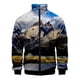 thumbnail image 3 of Chaqueta con estampado de paisaje de montaña nevada en 3D, chaquetas con gráficos de paisajes divertidos para hombres y niños, ropa de calle de moda, ropa superior, 3 of 5