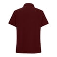 thumbnail image 3 of ameIAEA Mens Golf Shirts Casual Short Sleeve Button Classic T-Shirts Basic Solid Color Summer Tops, 3 of 5