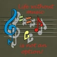 thumbnail image 3 of CafePress - Life Without Music Dark T Shirt - Men's Classic Graphic Cotton T-Shirt, 3 of 4