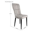 thumbnail image 5 of Juego Set 4 Sillas Comedor Altas Vinipiel Modernas Tapizadas, 5 of 5