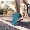 thumbnail image 2 of Entronix Funda Resistente para iPhone 12, Triple Capa, Resistente a Golpes y Anticaídas, Color Verde Azulado, 2 of 6