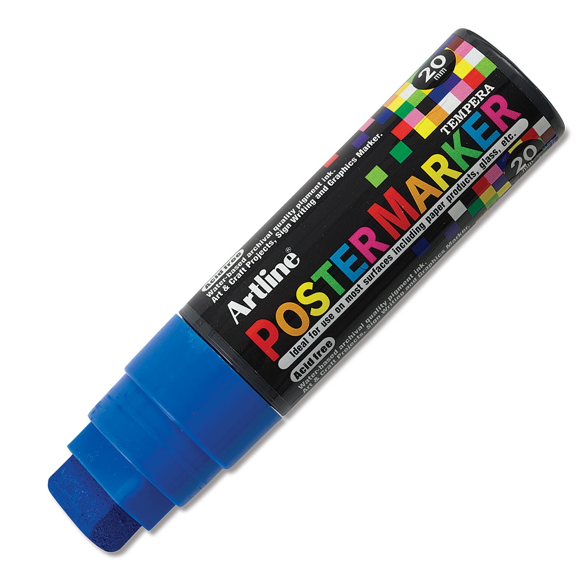 Artline Poster Markers 20 mm Tip, Blue