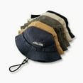 thumbnail image 2 of Chapeau de Cowboy en Coton pour Femmes Protection Solaire pour Randonnée, Camping et Voyage - Cordon de Serrage Réglable, Protection UV et Design Ventilé en Vert Armée, 2 of 7