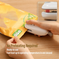 thumbnail image 4 of Mini Bag Sealer, Rechargeable Bag Sealer, Handheld Heat Sealer Machine with Magnetic, Portable Bag Sealer Heat Seal, 4 of 6