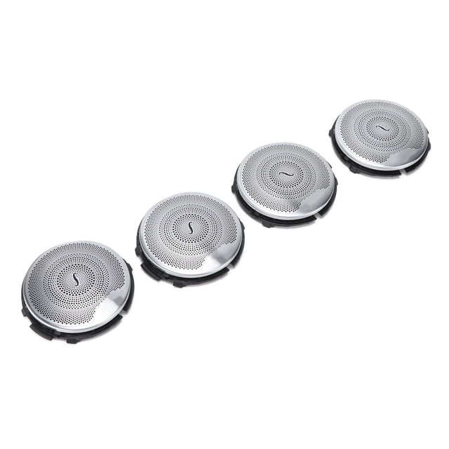 Cubierta de audio para puerta, 4 piezas, altavoz de rango medio para puerta, moldura para altavoz de puerta, cubierta para altavoz de puerta, tecnología innovadora