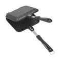 thumbnail image 3 of Sartén antiadherente de aluminio de doble cara para pan de sándwich, ideal para desayuno y panqueques en la cocina., 3 of 14