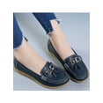 thumbnail image 7 of Eloshman Ladies Shoes Comfort Round Toe Flats Nursing Loafers for Womens Wide Width Size 9 Navy Blue 10.5, 7 of 7