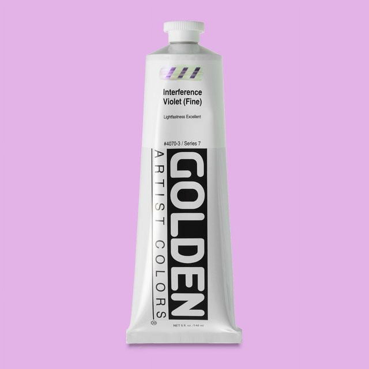 Golden Heavy Body Artist Acrylic, 5 oz, Interference Violet (Fine)