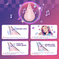 thumbnail image 2 of Candy Master Musical Lollipop with KPOP Music,Sugar Free Singing Lollipop,4D Design White Peach Flavored Suckers (2 Packs), 2 of 6