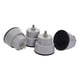 thumbnail image 1 of 4 almohadillas de goma silenciosas para base de lavadora con cancelación de ruido y gruesas. Gris, 1 of 9