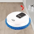 thumbnail image 6 of Robot Vacuum and Mop, Rechargeable Vacuum Mop Robot with Spray Function and Wet&Dry Pads, Built In1500mAh Battery,Automatic Escape, for Board, Marble, Ceramic Tile(White), 6 of 6