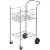 Fellowes, Economy Office Cart, 1 Each, Silver