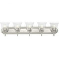 thumbnail image 4 of P300393-009-Progress Lighting-5 Light Bath Vanity In Traditional Style-8.37 Inches Tall and 8 Inches Wide-Brushed Nickel Finish, 4 of 4