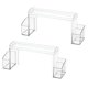thumbnail image 5 of Organizador de armario de baño mDesign de plástico de 2 niveles, paquete de 2, 5 of 5