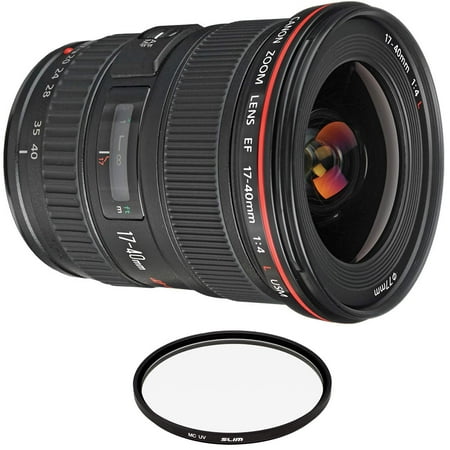 Canon EF 17-40mm f/4L USM Lens with Pro Filter (Certified