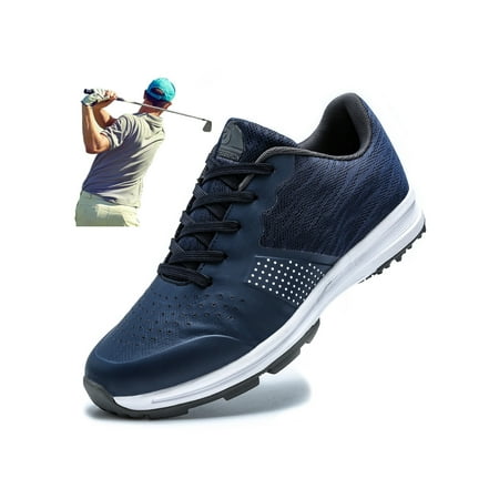 

Eloshman Men s Golf Shoes Mesh Breathable Walking Sport Sneakers Green