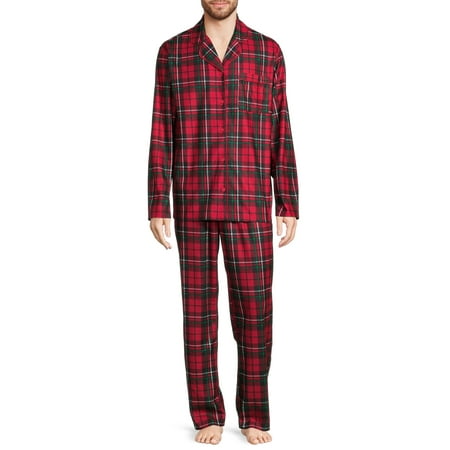 George Men’s Holiday Matching Family Christmas Pajamas Sleepwear Set, 2-Piece, Sizes S-XL