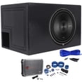thumbnail image 1 of Rockford Fosgate P2D2-12 12" Subwoofer+Vented Enclosure+500W Amplifier+Amp Kit, 1 of 11