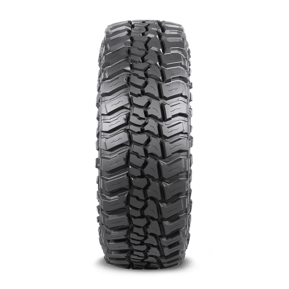 Mickey Thompson Tires Tire 261885 Baja Boss XS; LT37 x 12.50R17; Mud Terrain Light Truck & SUV; Radial; Black Sidewall; Tubeless; Asymmetrical Tread Design; 4 Ply Sidewall; Load Range C