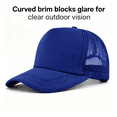 thumbnail image 6 of TELOLY 2026 New Baseball Cap Men and Women Outdoor Breathable Maga Hat Four Seasons Solid Color Fashionable and Versatile Womens Hats Blue for Casual Outings Travel Outdoor Events Sports Daily Wear, 6 of 6