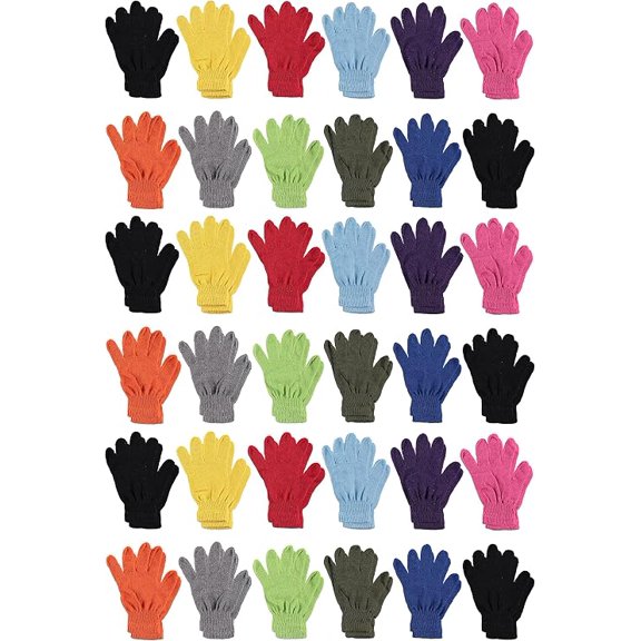 Yacht & Smith Wholesale Beanie and Glove Winter Bulk Kit, Kids Adults Bulk Sets, Homeless Donation Shelters