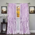 thumbnail image 1 of Cortinas de gasa transparente con volantes de la colección Sweet Home, 1 of 2