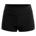 thumbnail image 3 of MRULIC yoga shorts for women Women's High Waist Fitness Running Non-Perspective Yoga Shorts Black + XXL, 3 of 9