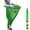 Green, variant on Granny Pants Yard Game Sets,Granny Pants Outdoor Yard Game for Adults, Party Games Pants with Bouncy Balls and Marker Cones,Yard Games Field Family Reunion Game Outdoor Games Sets