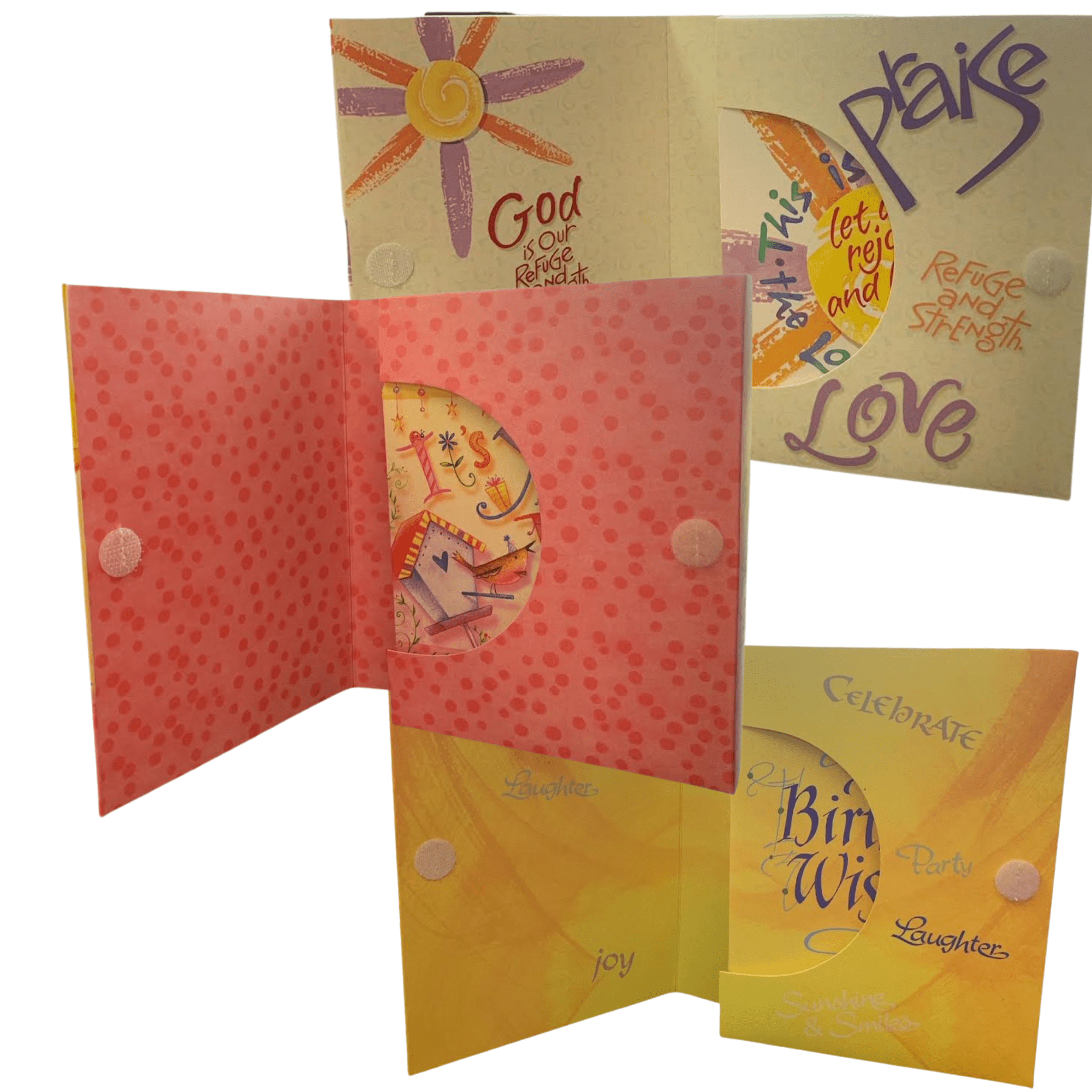 Assorted Inspirational Birthday Box Card Assortment Scripture Bible Verse Encouragement Greeting 48 Cards with envelopes