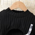 thumbnail image 6 of newwalpole Girl's Cute 2 Piece Outfits Print Cami Short Dress with Crop Top Tee Set Black for Size 6-7 Years, 6 of 7